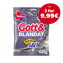 Malaco Gott & Blandat Supersalt