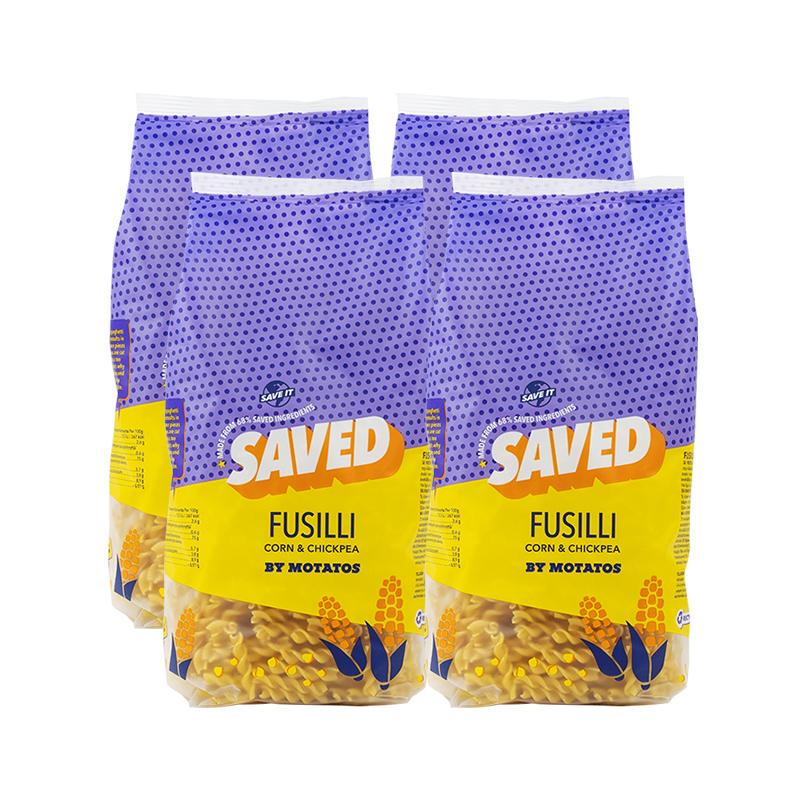 SAVED By Motatos Fusillipasta Maissi & Kikherne 4-pack