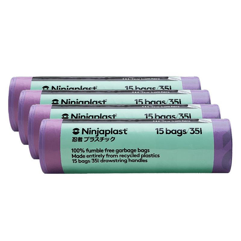 Ninjaplast Roskapussit 35 L 4-pack