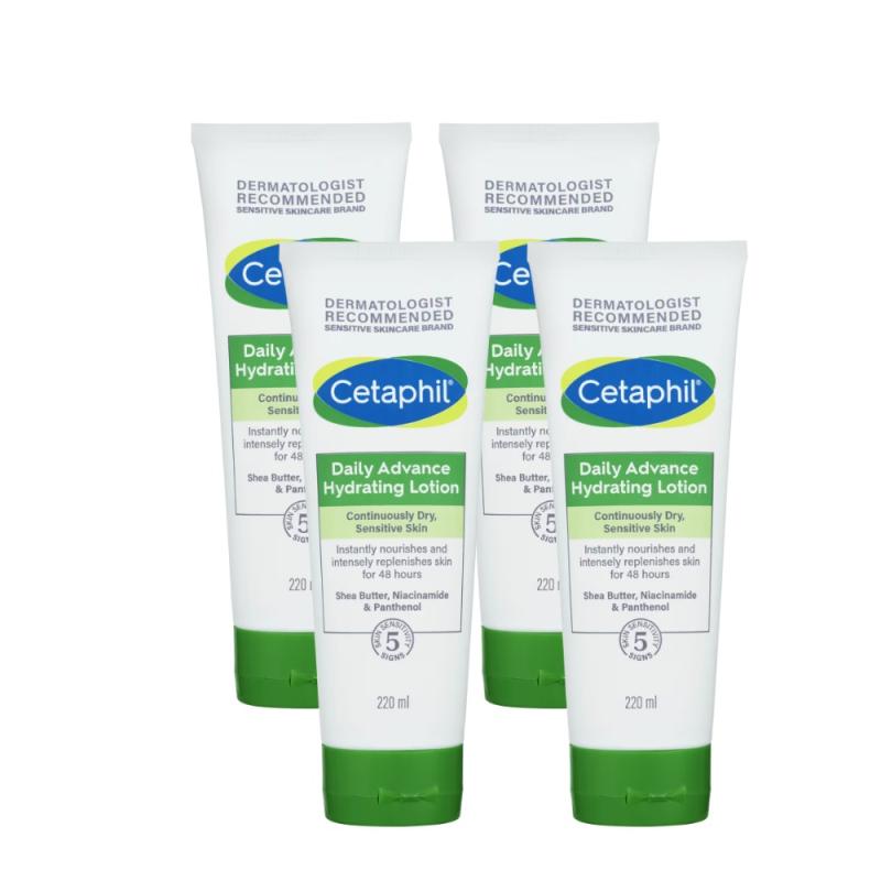 Cetaphil Kosteusemulsio Daily Advance 4-pack