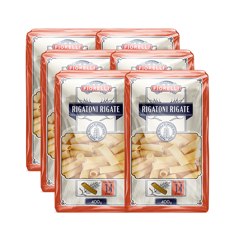 Fiorelli Pasta Rigatoni Rigate 6-pack